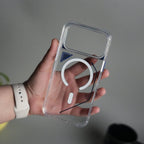 iPhone 17 Pro Max TechLine Transparent MagSafe Case with Metal Camera Bump Back Cover