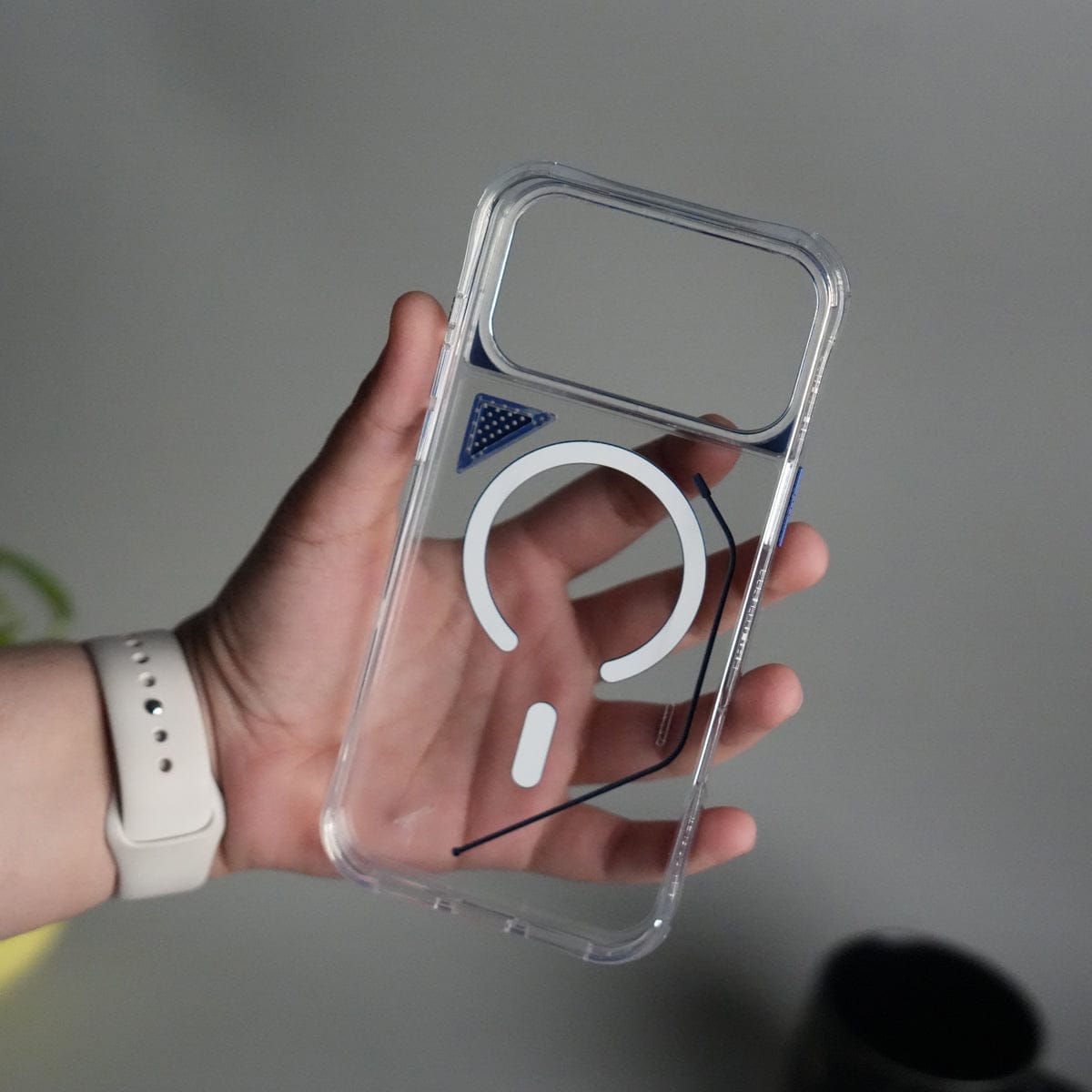 iPhone 17 Pro Max TechLine Transparent MagSafe Case with Metal Camera Bump Back Cover
