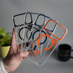 iPhone 17 Pro Max TechLine Transparent MagSafe Case with Metal Camera Bump Back Cover
