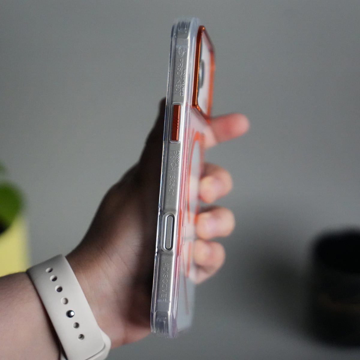 iPhone 17 Pro Max TechLine Transparent MagSafe Case with Metal Camera Bump Back Cover