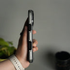 iPhone 17 Pro Max Transparent MagSafe Case with Metal Camera Frame | Crystal Clear Back Cover