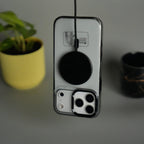 iPhone 17 Pro Max Transparent MagSafe Case with Metal Camera Frame | Crystal Clear Back Cover