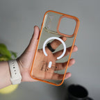 iPhone 17 Pro Max Transparent MagSafe Case with Metal Camera Frame | Crystal Clear Back Cover