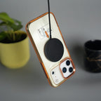 iPhone 17 Pro Max Transparent MagSafe Case with Metal Camera Frame | Crystal Clear Back Cover