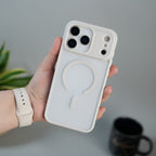 iPhone 17 Series Frosted Matte MagSafe Case | Anti-Fingerprint Translucent Back Cover