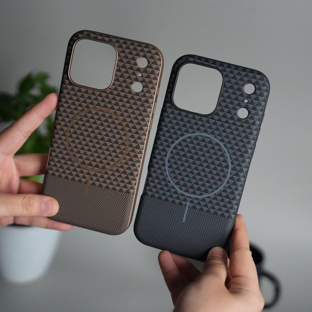 iPhone 17 Pro Max Woven Pattern MagSafe Case for | Textured Grip | Shockproof Protection