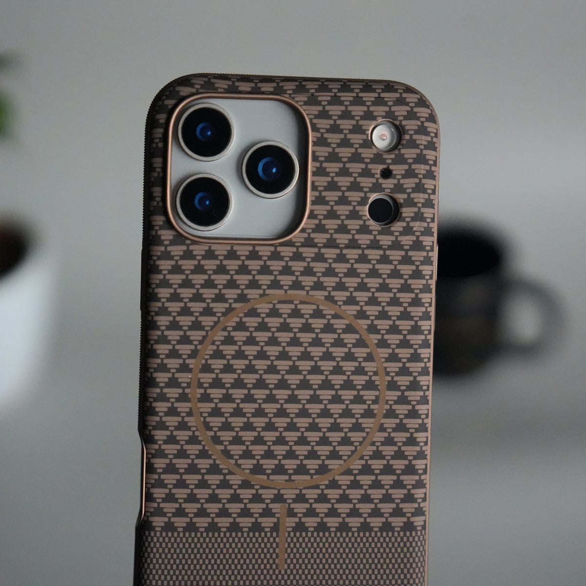 iPhone 17 Pro Max Woven Pattern MagSafe Case for | Textured Grip | Shockproof Protection