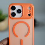 iPhone 17 Series Frosted Matte MagSafe Case | Anti-Fingerprint Translucent Back Cover