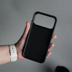 iPhone 17 Pro Max PU Leather Case with Metal Camera Frame