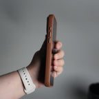 iPhone 17 Pro Max PU Leather Case with Metal Camera Frame