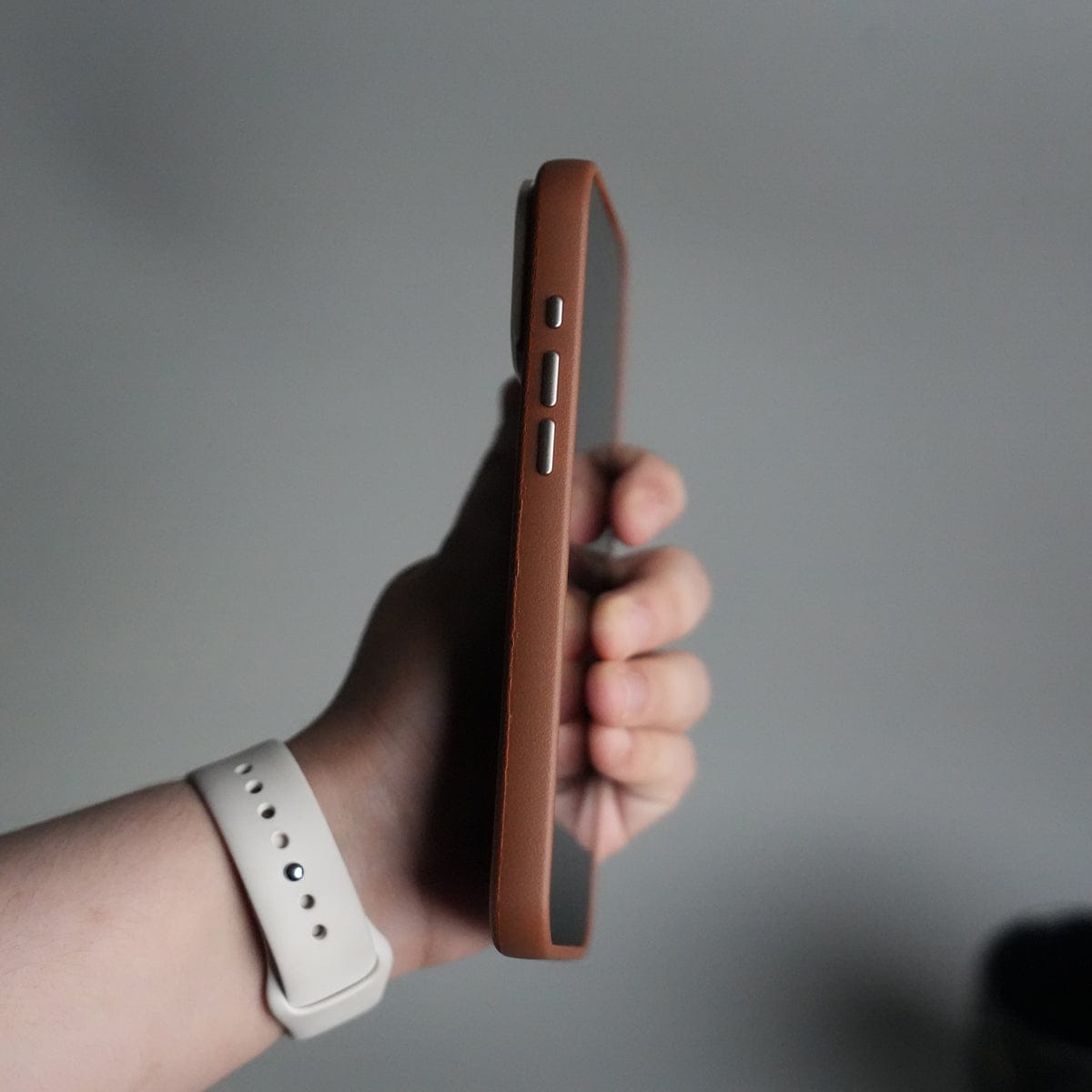 iPhone 17 Pro Max PU Leather Case with Metal Camera Frame