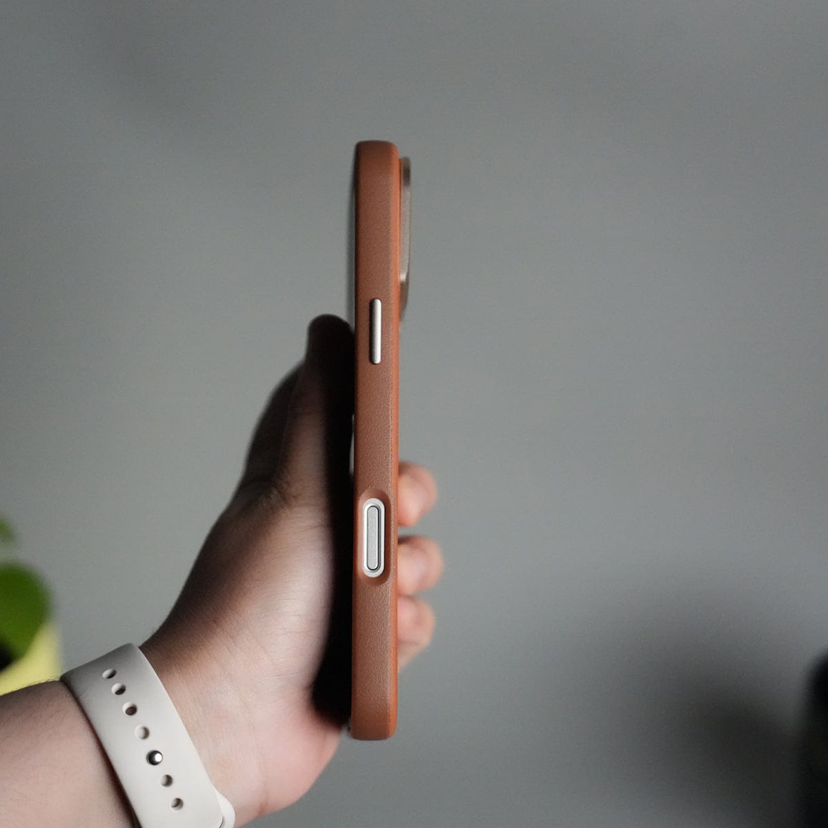 iPhone 17 Pro Max PU Leather Case with Metal Camera Frame