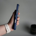 iPhone 17 Pro Max PU Leather Case with Metal Camera Frame