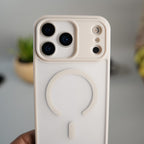 iPhone 17 Series Frosted Matte MagSafe Case | Anti-Fingerprint Translucent Back Cover