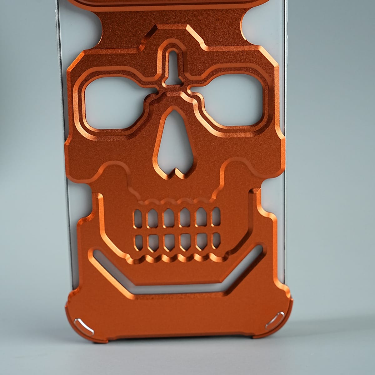 iPhone 17 Series Aluminium Skull Frame Protective Case Cover