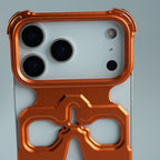 iPhone 17 Series Aluminium Skull Frame Protective Case Cover