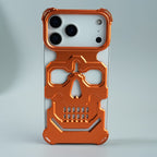 iPhone 17 Series Aluminium Skull Frame Protective Case Cover