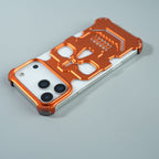iPhone 17 Series Aluminium Skull Frame Protective Case Cover
