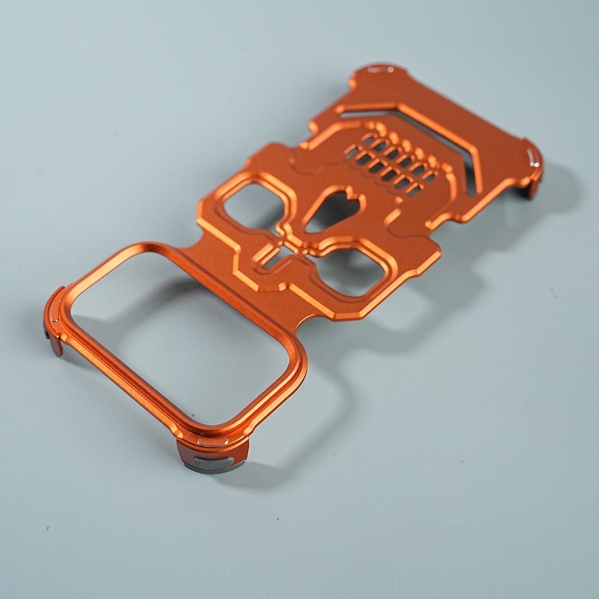 iPhone 17 Series Aluminium Skull Frame Protective Case Cover