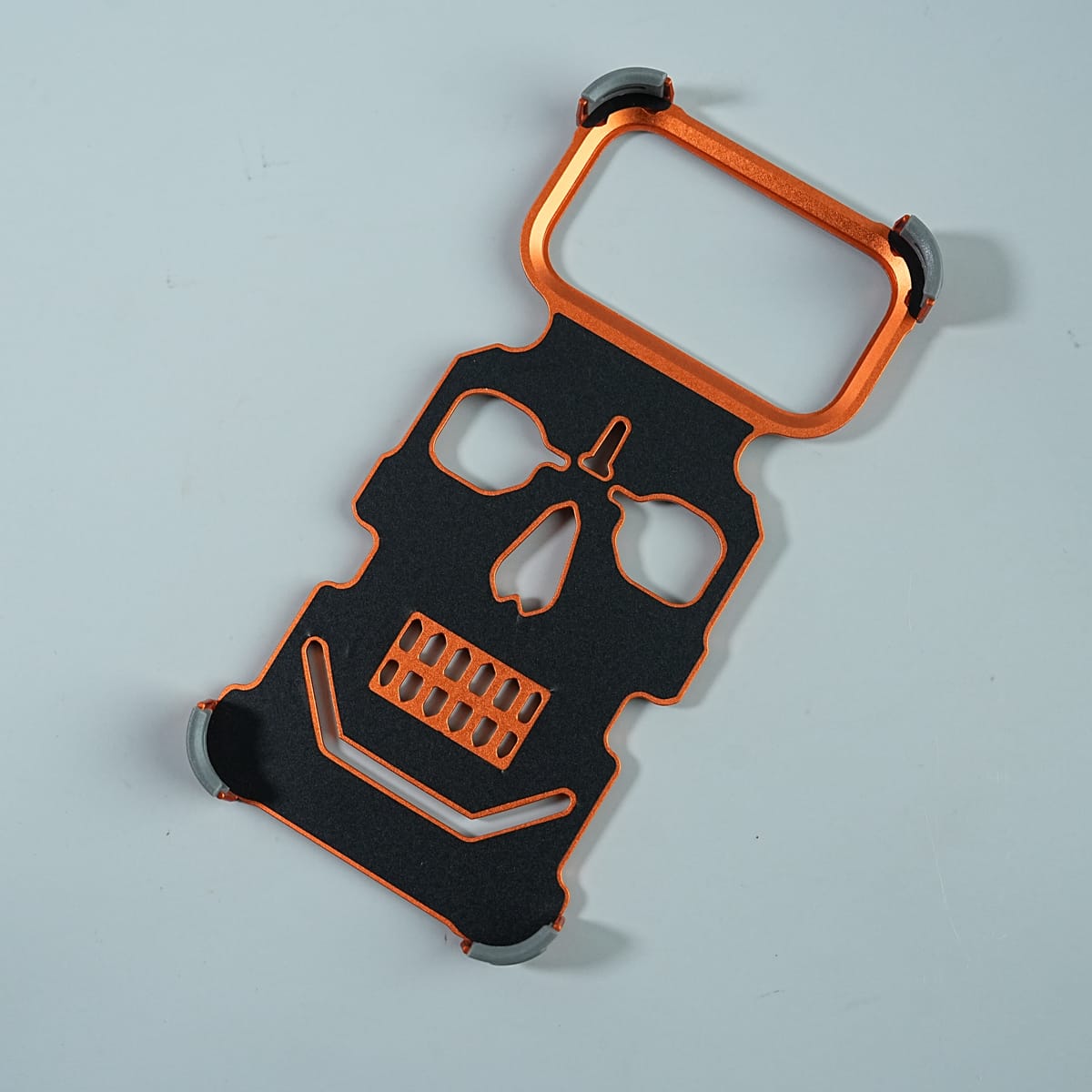iPhone 17 Series Aluminium Skull Frame Protective Case Cover