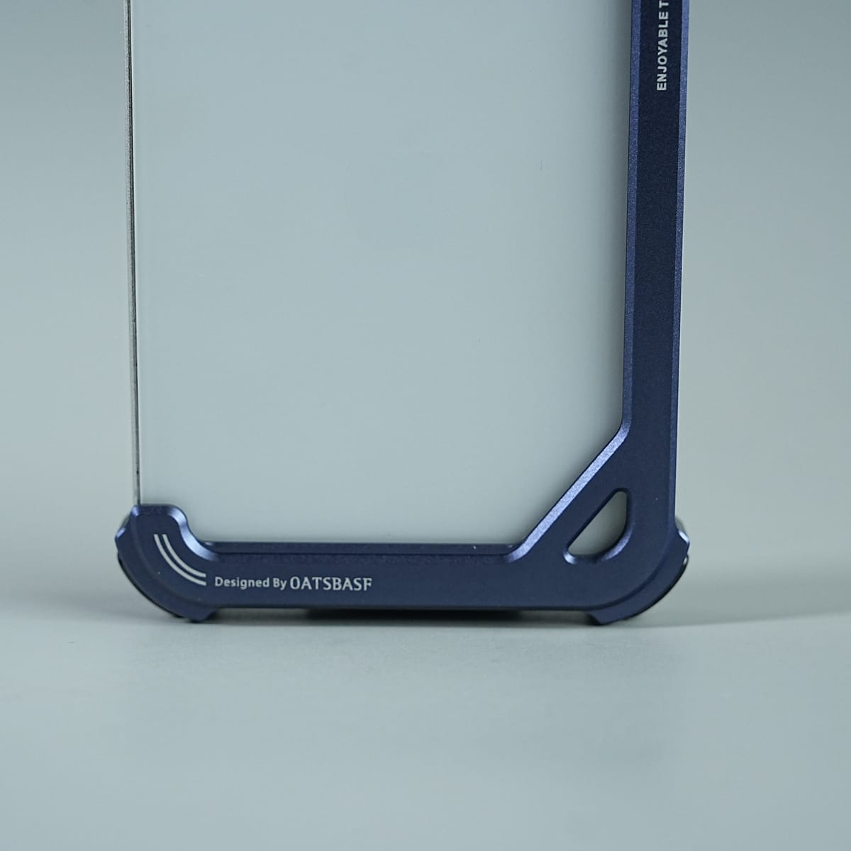 iPhone 17 Series Aluminum Alloy Metal Bumper Frame with Foldable Stand