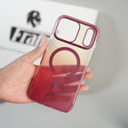 iPhone 17 Series Blush Pink Gradient MagSafe Compatible Clear Case