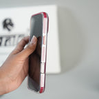 iPhone 17 Series Blush Pink Gradient MagSafe Compatible Clear Case