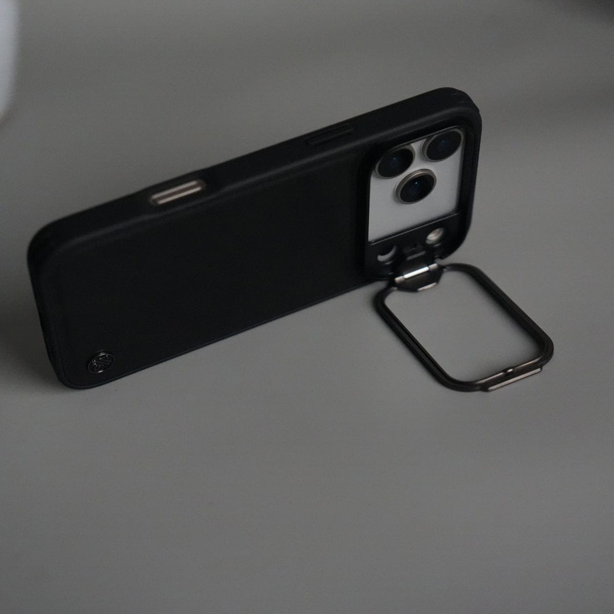 iPhone 17 Series Camera Protector Case | Sliding Metal Lens Cover | Shockproof Back Cover with Built-In Kickstand