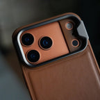 iPhone 17 Series Camera Protector Case | Sliding Metal Lens Cover | Shockproof Back Cover with Built-In Kickstand
