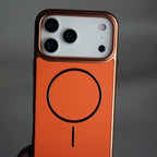 iPhone 17 Series Carbon Design Mag Ring Case Slim Protective Cover