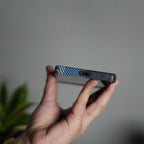 iPhone 17 Series Carbon Fiber Texture Aramid Design Hard Pc MagSafe Cover | BlueMix Design