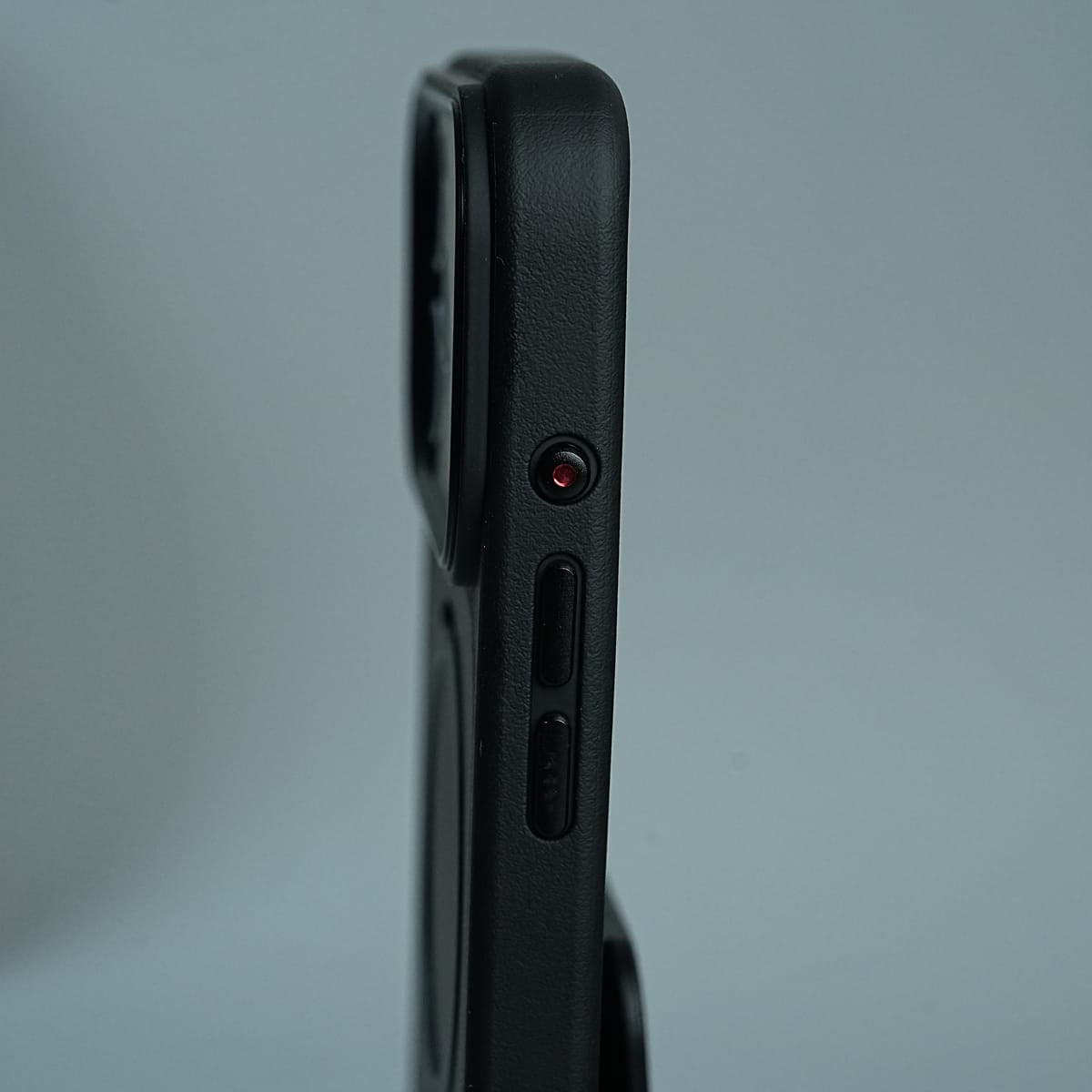 iPhone 17 Series Carbon Fiber Texture Ring Stand Protective Case Cover