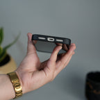 iPhone 17 Series CarbonFiber Texture Metal Camera Frame Magsafe Cover