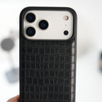 iPhone 17 Series Crocodile Texture Designer Case Cover | Premium Slim Protective Cover