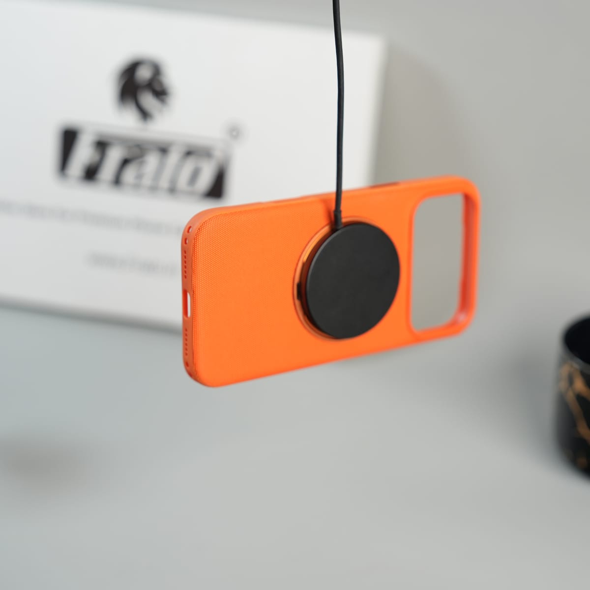 iPhone 17 Series Dotted Rotating Metal Stand Case