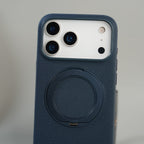 iPhone 17 Series Dotted Rotating Metal Stand Case