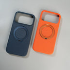 iPhone 17 Series Dotted Rotating Metal Stand Case
