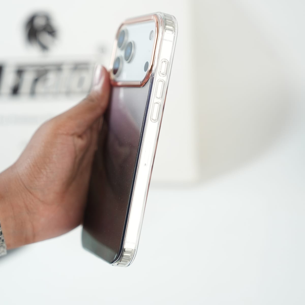 iPhone 17 Series Dual Shade Aluminum Frame Case | Metal Camera Guard Protective Cover
