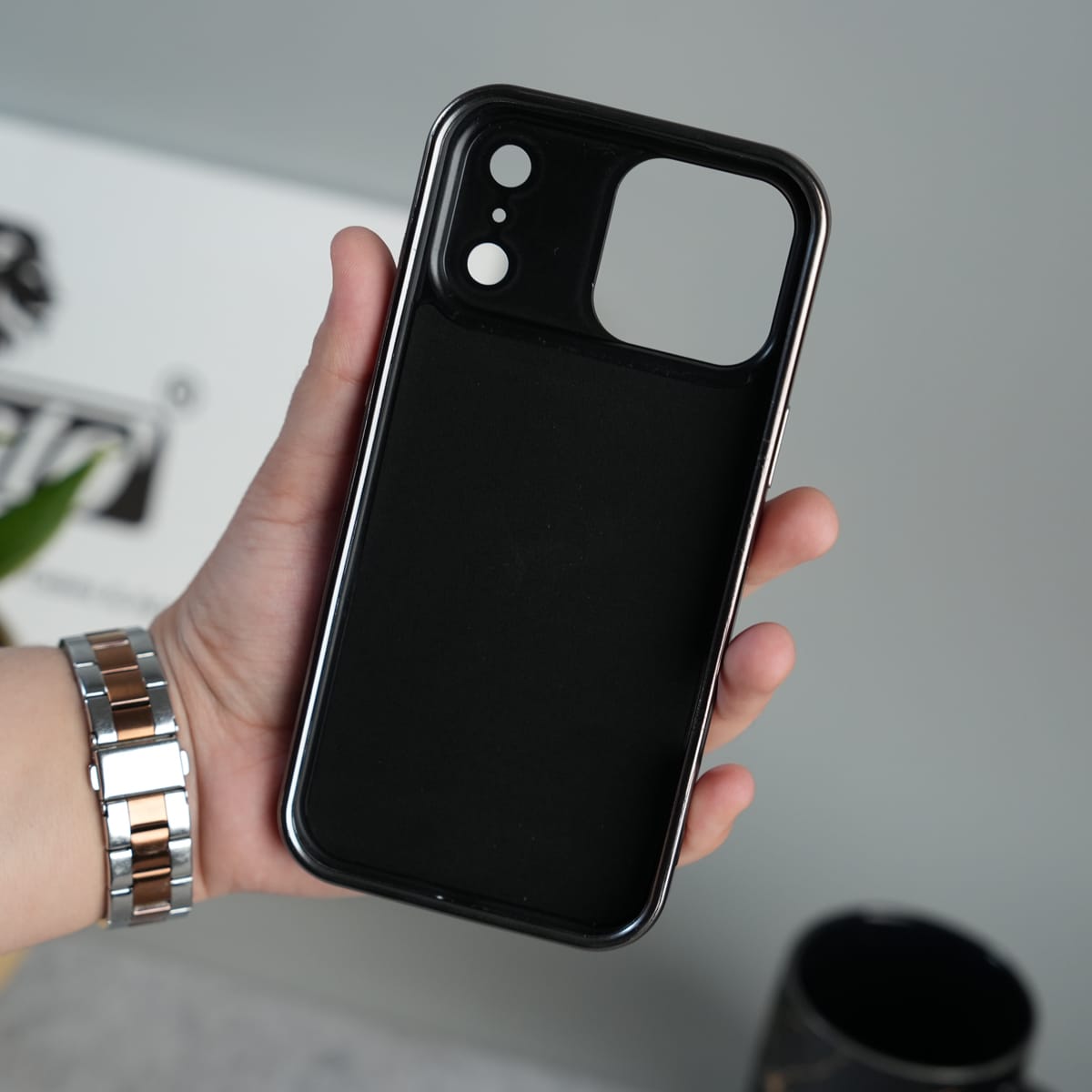 iPhone 17 Series Elegant Leather Finish Case Cover | Orange