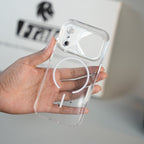 iPhone 17 Series Frosted MagSafe Case with Metallic Camera Frame