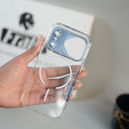 iPhone 17 Series Frosted MagSafe Case with Metallic Camera Frame