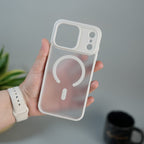 iPhone 17 Series Frosted Matte MagSafe Case | Anti-Fingerprint Translucent Back Cover