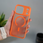 iPhone 17 Series Frosted Matte MagSafe Case | Anti-Fingerprint Translucent Back Cover