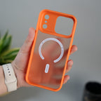 iPhone 17 Series Frosted Matte MagSafe Case | Anti-Fingerprint Translucent Back Cover