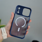 iPhone 17 Series Frosted Matte MagSafe Case | Anti-Fingerprint Translucent Back Cover