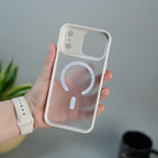 iPhone 17 Series Frosted Matte MagSafe Case | Anti-Fingerprint Translucent Back Cover