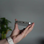 iPhone 17 Series Glitter MagSafe Case | Transparent Cover with Sparkle Finish & Metallic Camera Bumper