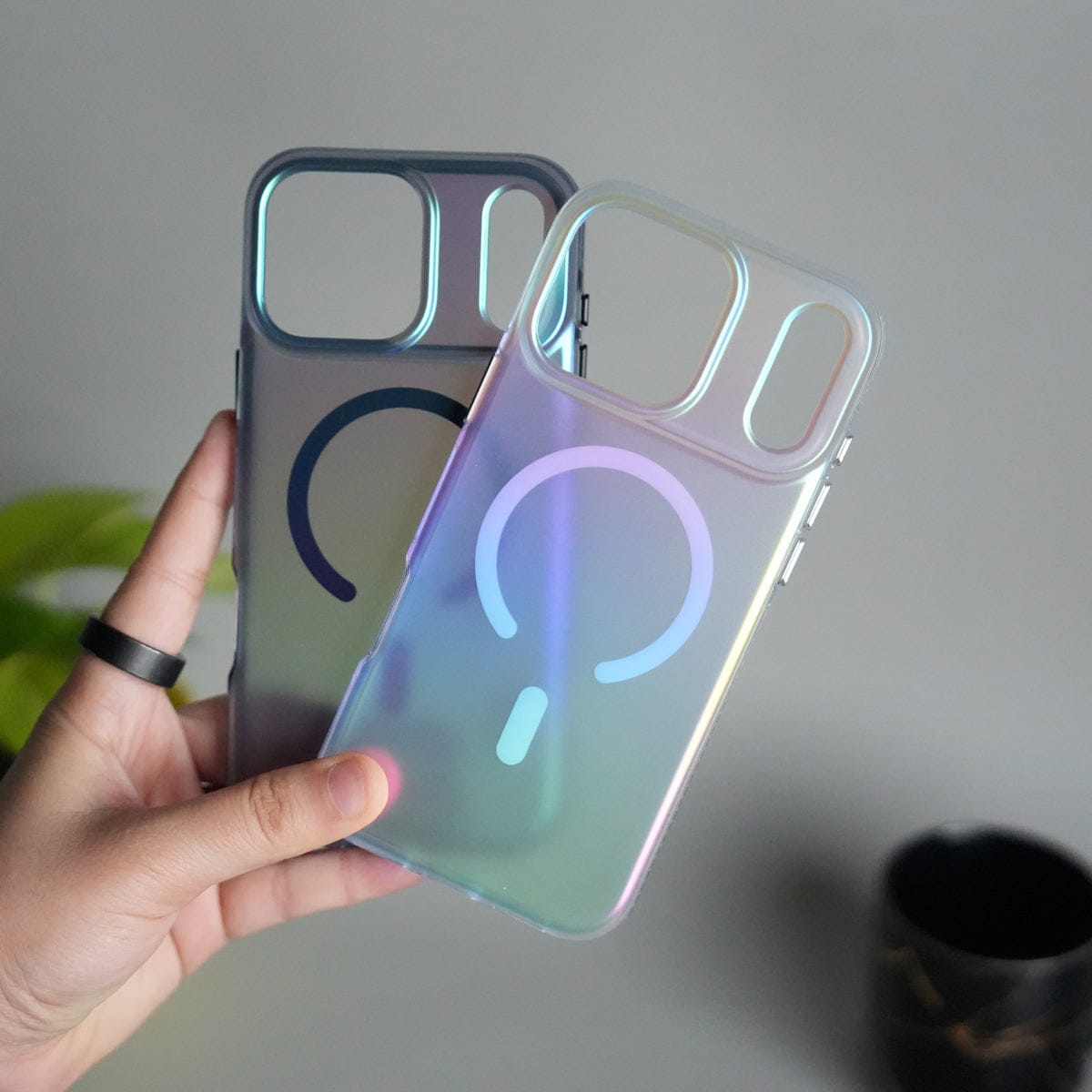 iPhone 17 Series Holography Sparkly Shiny Case Magsafe Cover
