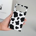 iPhone 17 Series Luxury Cow Print Case with Smooth Finish