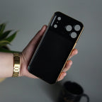 iPhone 17 Series Luxury Gold Mirror Case | Electroplated Back with Camera Protection Cover